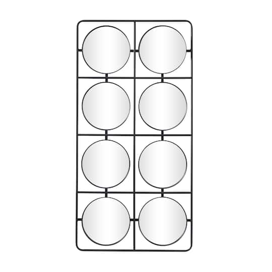 Black Modern Wall Decor, 24" x 3" x 47"